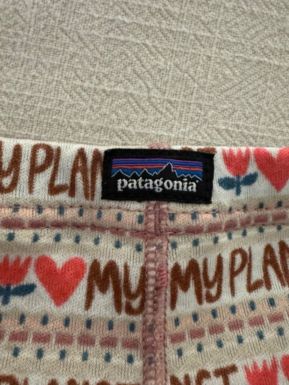Patagonia Girls Purple Leggings 2-3Y